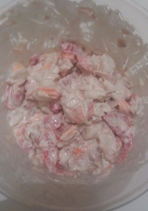 Una foto de Ensalada de pimientos a mi manera. :)
