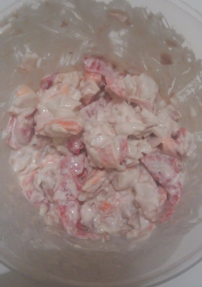 Una foto de Ensalada de pimientos a mi manera. :)
