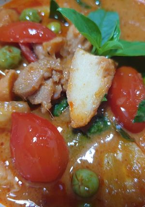 รูปของ แกงเผ็ดไก่ย่าง🐔