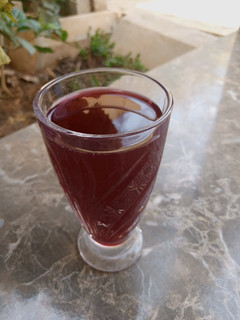 A picture of Hibiscus (zobo) drink.
