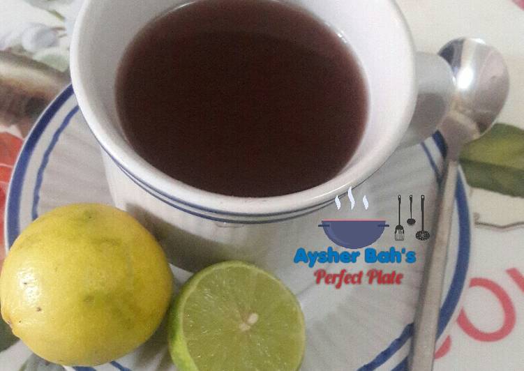 Recipe of Perfect Ginger & Lemon Tea ☕