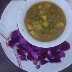 Aloo matar A picture of Aloo matar.