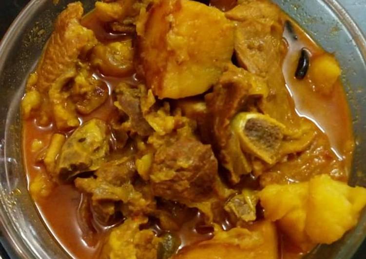 Step-by-Step Guide to Prepare Homemade Mutton curry