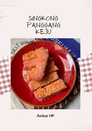 Foto resep Singkong panggang keju