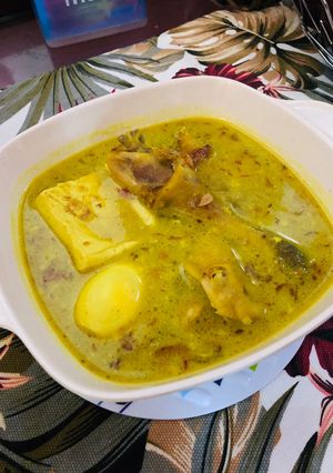 Foto resep Opor Tahu Telur dan Ayam Kampung