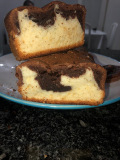 Una foto de Budín sin tacc marmolado y súper húmedo!!!