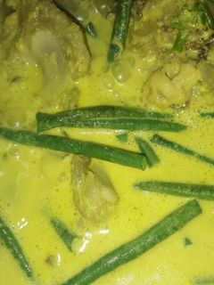 Foto resep Gulai tunjang ples kacang panjang ala citra