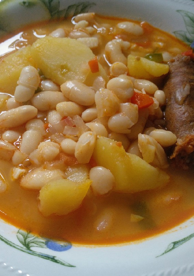 Una foto de Estofado de judías con chorizo
