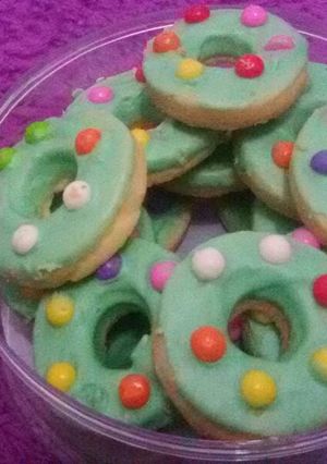 Foto resep Cookies donat green tea