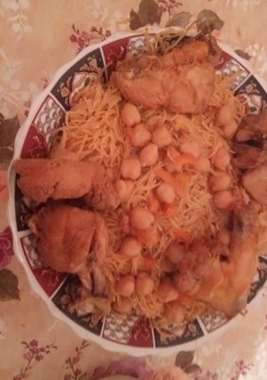 صورة لوصفة دويدة مفورة بصوص حمراء