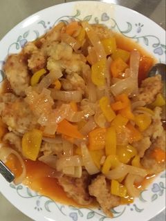 Foto resep Ayam asem manis