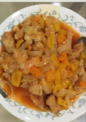 Foto resep Ayam asem manis