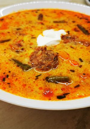 Kolbászleves recept fotója