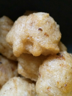 A picture of Ojojo (water yam ball).