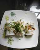 Bánh cuốn chay chế tạo theo kiểu của mình