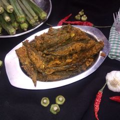 A picture of Bharwa Bhindi.
