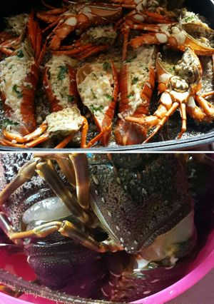 Foto resep Garlic butter lobster