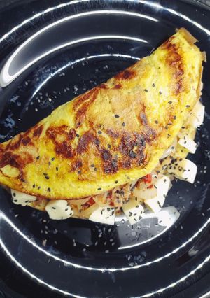 Una foto de Omelette relleno 🌮