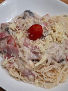 Foto resep Spagheti saus jamur