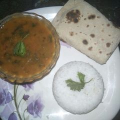 Dal palak bhaji A picture of Dal palak bhaji.