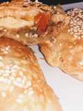 BUREKAS Empanadas de Berenjenas Ahumadas con Cebolla, Tomate y Queso Receta Tradicional  Judía 🇮🇱
