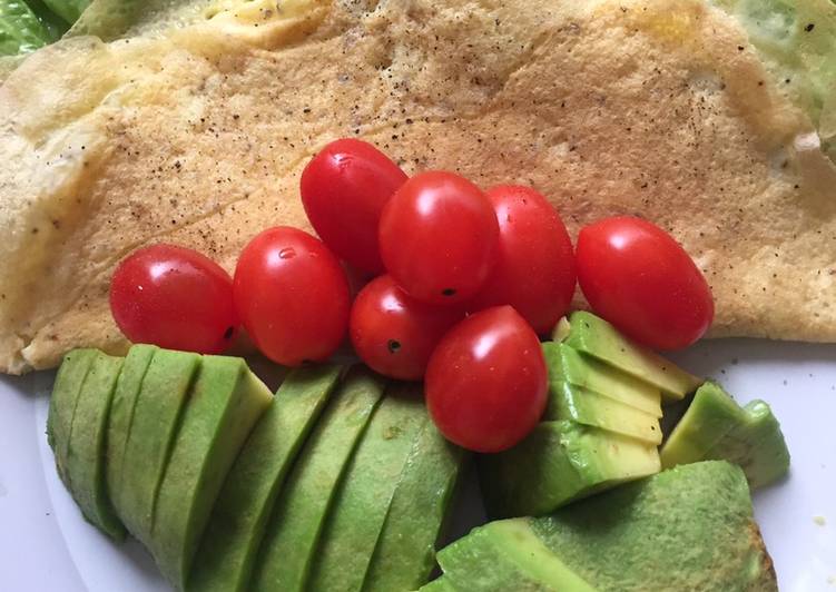 Avocado with Omelet
