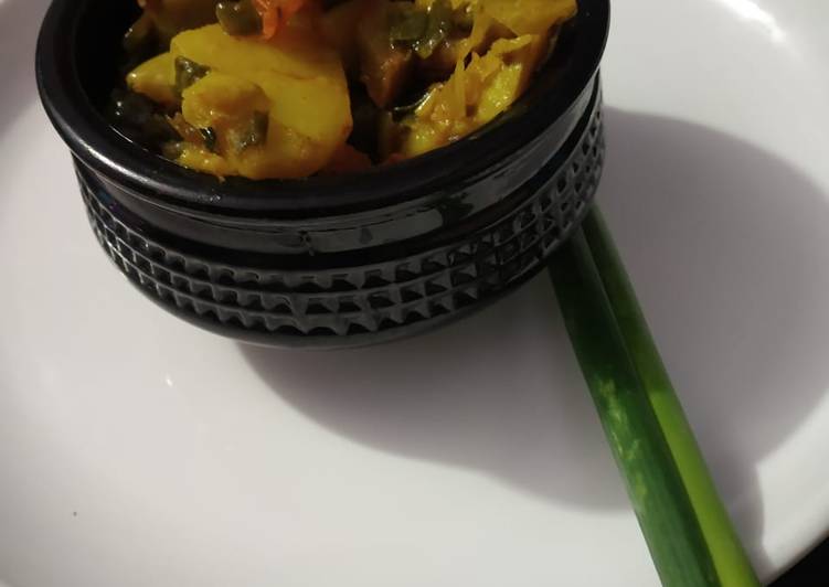 Spring onion dry veg