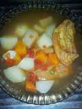 Pescado forrado en su jugo