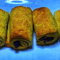A picture of Bake fish roll.