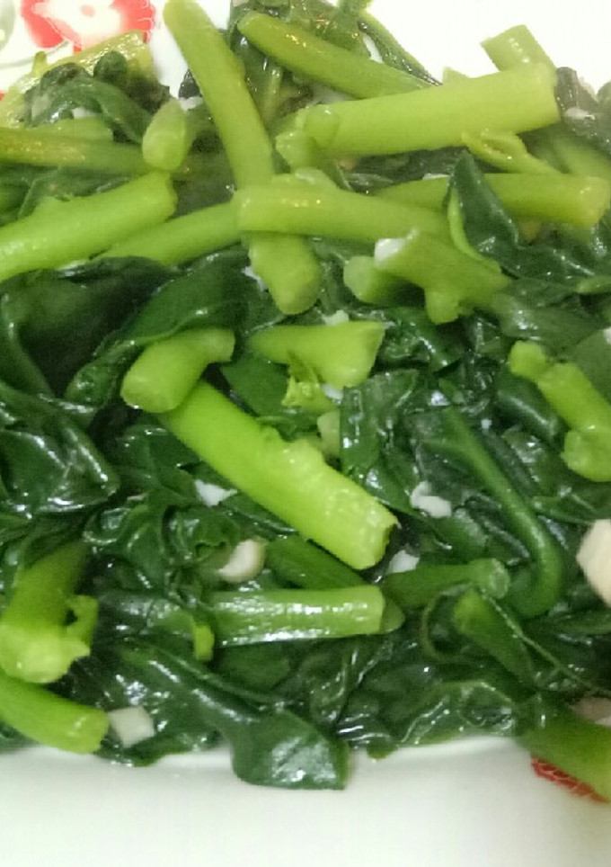 蒜炒皇宮菜 的食譜成品照片