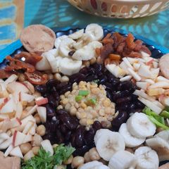 Quick Apple beans diet platter A picture of Quick Apple beans diet platter.