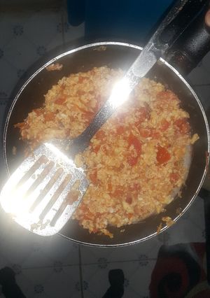 A picture of Scrambled eggs.