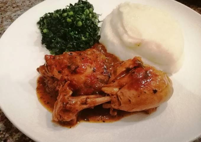 Pap and chicken stew Recipe by Tara Careen Samupindi - Cookpad