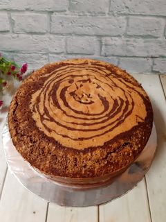 Foto resep Zebra Cake Putih Telur