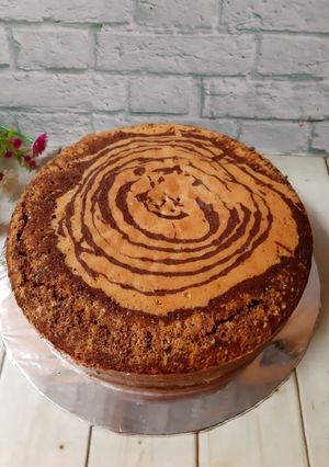Foto resep Zebra Cake Putih Telur