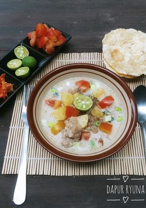 Foto resep Soto Betawi Kuah Susu Santan