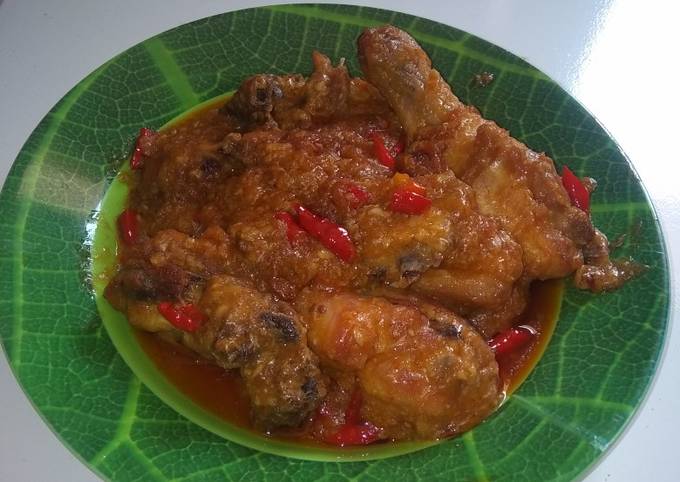 Ayam Goreng Saus Padang Rasa Restoran