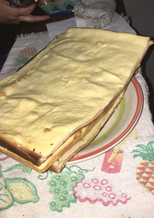 Una foto de Torta de fiambre licuada