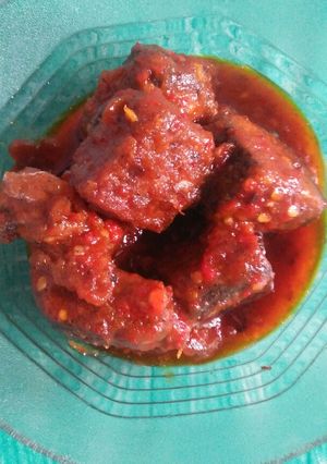 Foto resep Sambel terasi ikan tongkol