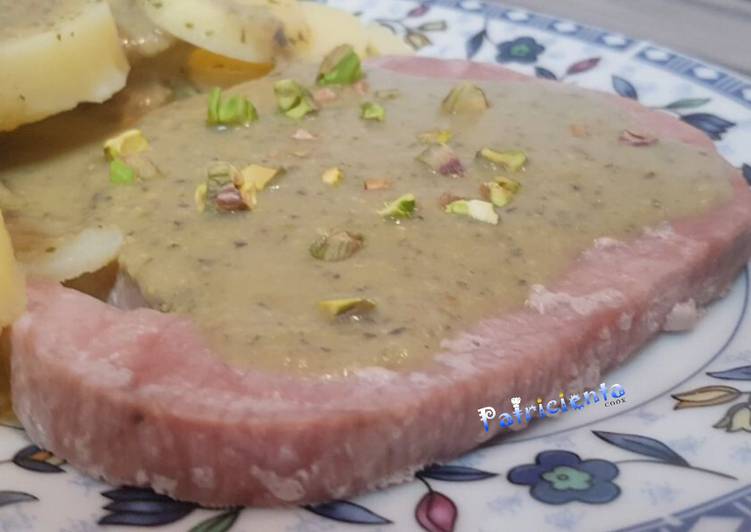 Atún en salsa de pistachos con Monsieur Cuisine Connect