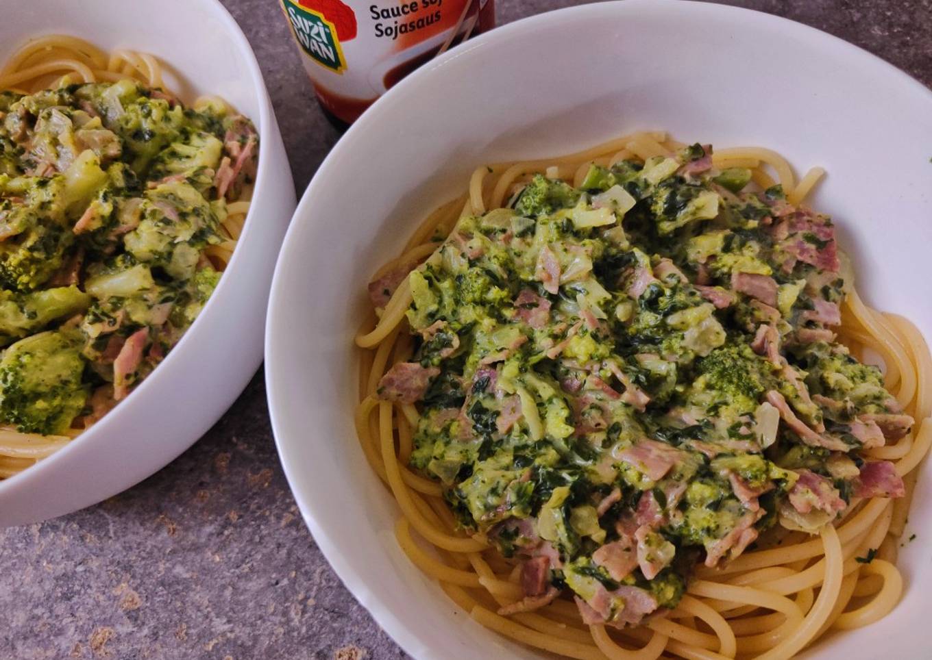Carbonara aux brocolis 🥦