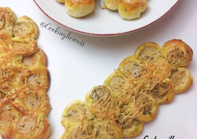 Resep masakan Caterpillar Cheese Bread | Cara Masak Caterpillar Cheese Bread Yang Sedap
