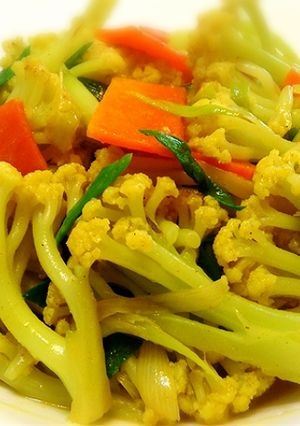 咖哩花椰菜 的食譜成品照片