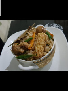 A picture of Simple fried rice.