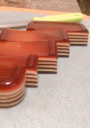 Hình của món Rau câu cafe sữa.