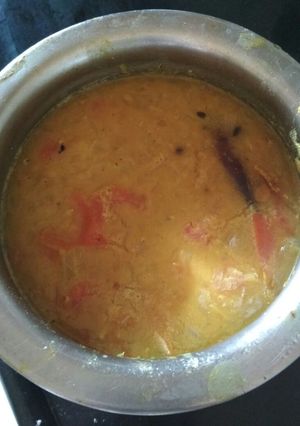 A picture of Tomato daal.
