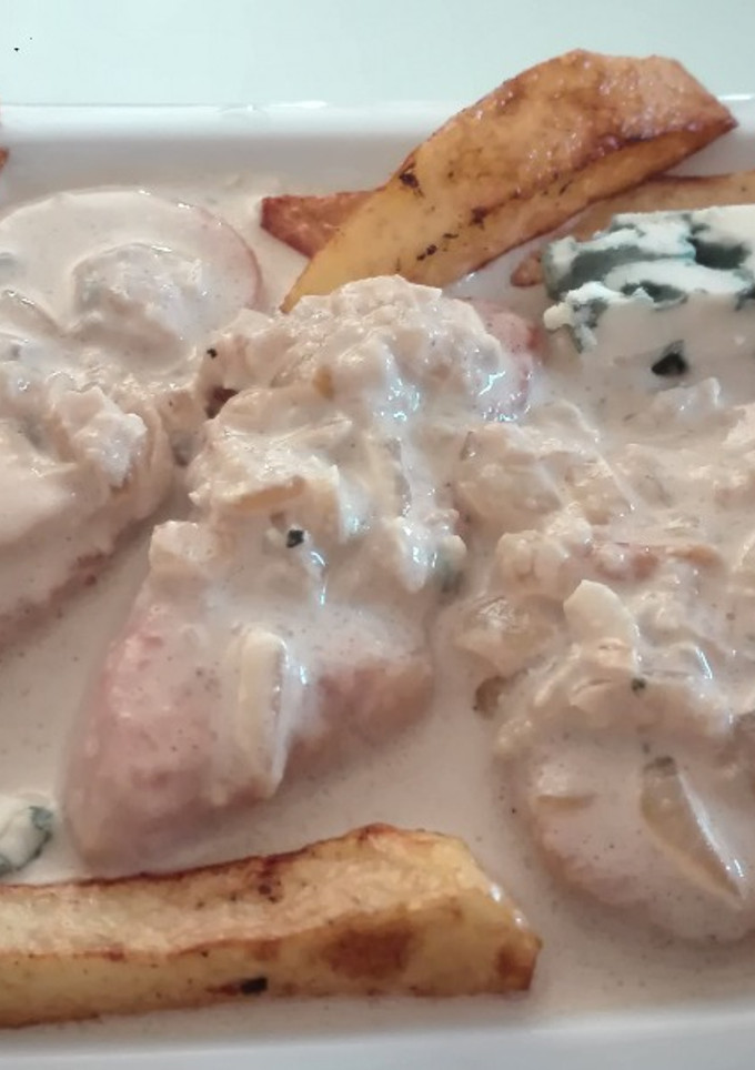 Una foto de Solomillo al queso azul