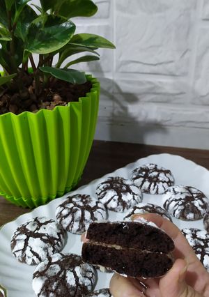 عکسی از دستور کوکی شکلاتی ترکدار