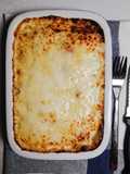 Gratin di patate con prosciutto cotto