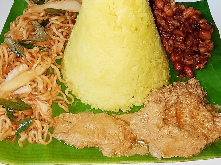 Cara Mudah Membuat Resep Tumpeng Mini Nasi Kuning yang Menggugah Selera Anti Ribet, Sempurna